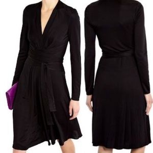 Issa London 'Engagement' Phylis Wrap Dress in Black - Size 8